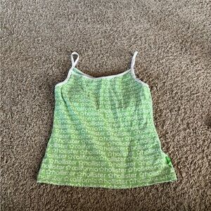 Hollister Green Tank Top